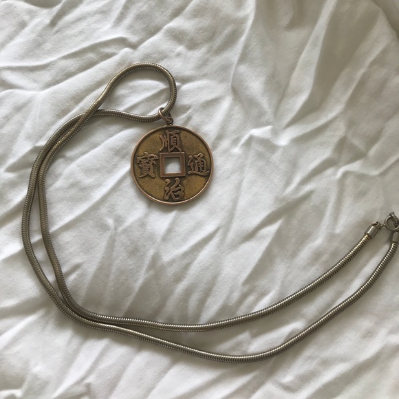 Jewelry - BOUGHT IN JAPAN Japanese Antique Coin Necklace Jewelry - BOUGHT IN JAPAN Japanese Antique Coin Necklace